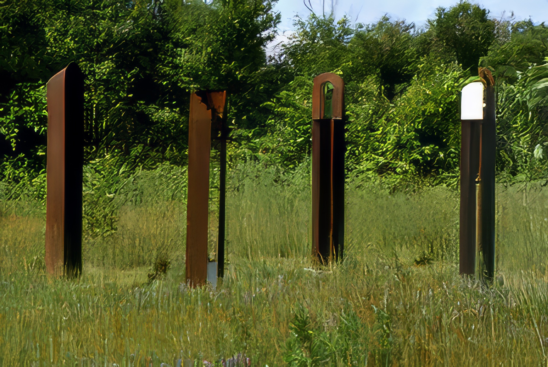 Four Upright Forms