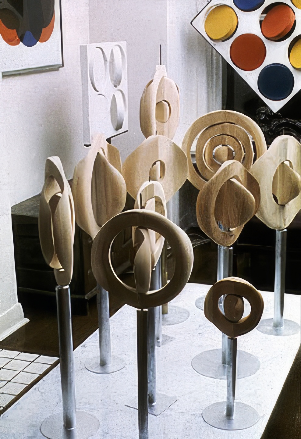 Scale model studies for kinetic sculptures