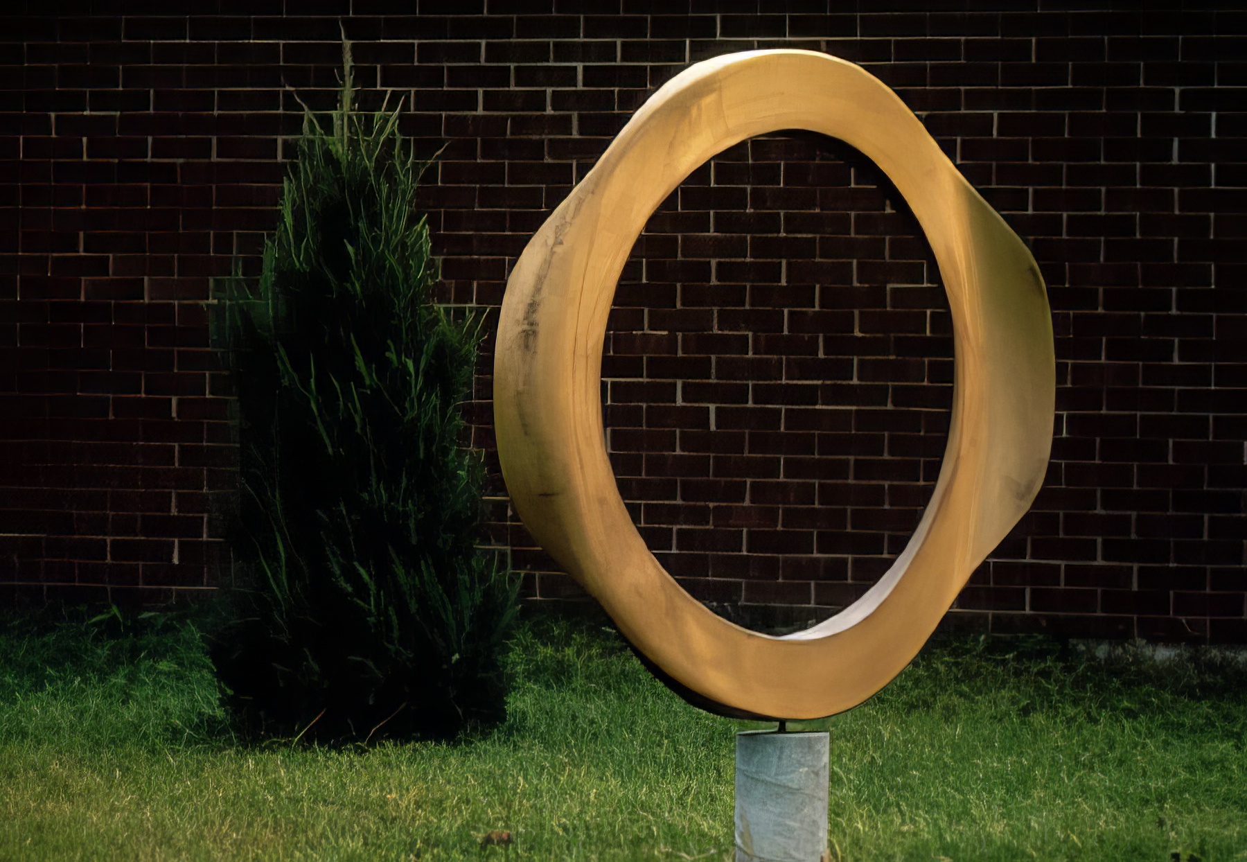 Untitled (bronze kinetic sculpture), view 1 of 2