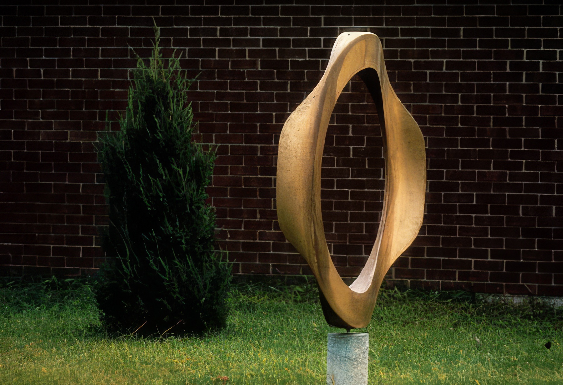Untitled (bronze kinetic sculpture), view 2 of 2